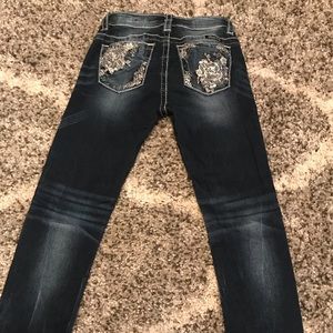 Miss Me Bottoms - Miss Me girls size 12 skinny jeans Miss Me Bottoms - Miss Me girls size 12 skinny jeans